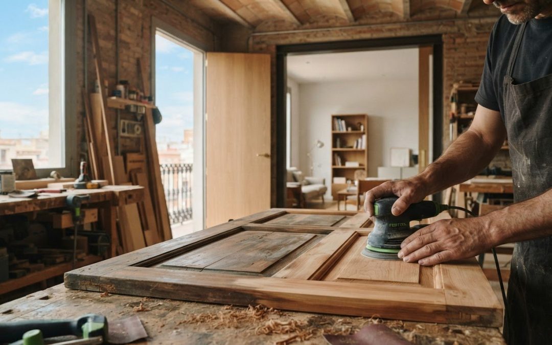 Carpintería de puertas en Barcelona: tendencias, materiales y criterios para elegir