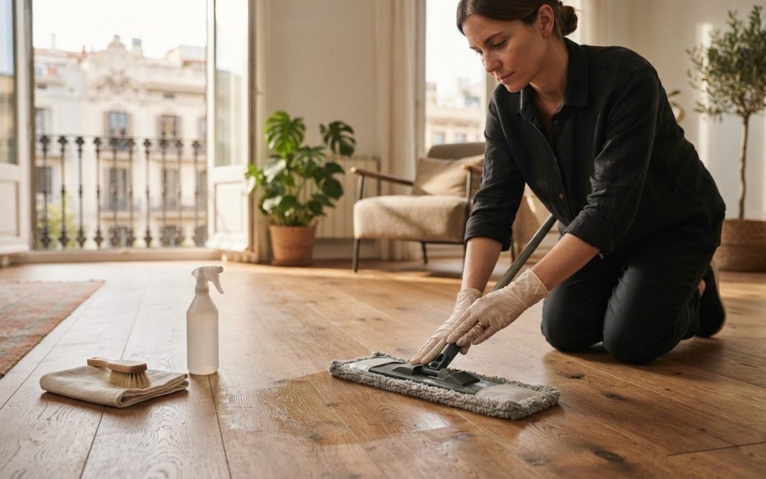 Mantenimiento del parquet en Barcelona: checklist para cuidar su suelo de madera