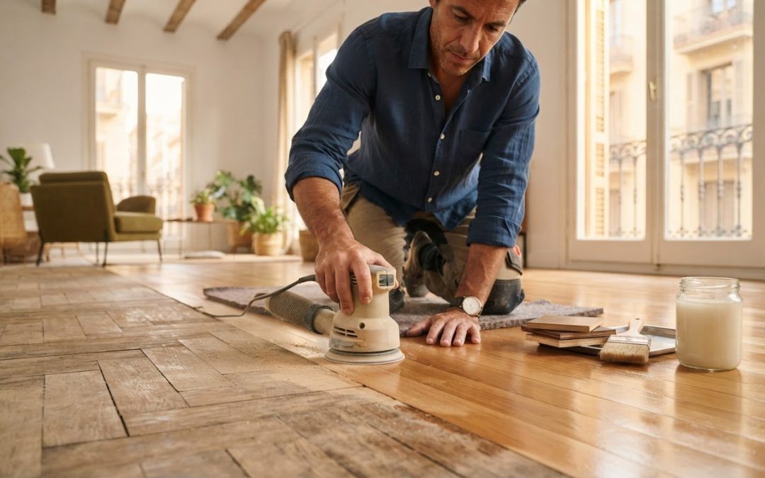 Lijar y vitrificar parquet en Barcelona: precio y factores