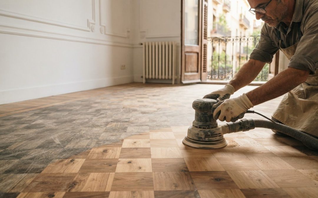 Restauración de parquet en Gràcia, Barcelona y su precio